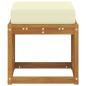Preview: Outdoor Hocker Bank Massivholz Akazie Natur