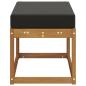 Preview: Outdoor Hocker Bank Massivholz Akazie Natur