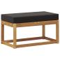 Preview: Outdoor Hocker Bank Massivholz Akazie Natur