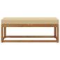 Preview: Outdoor Hocker Bank Massivholz Akazie Natur