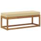 Preview: Outdoor Hocker Bank Massivholz Akazie Natur