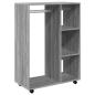 Preview: Kleiderschrank Grau Sonoma 80x40x110 cm Holzwerkstoff