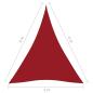 Preview: Sonnensegel Oxford-Gewebe Dreieckig 3x4x4 m Rot
