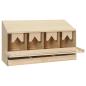 Preview: 4er Legenest 106x40x59 cm Massivholz Kiefer