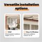 Preview: Einziehbare Markise Beige 250 x 200 cm Stoff