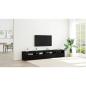 Preview: TV-Schrankset 3 pcs Schwarz Eichen-Optik 240 x 35 x 40 cm