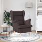 Preview: Sessel Dunkelbraun 74x84x100 cm Stoff