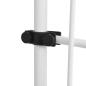 Preview: Einziehbare Markise Handbetrieben 150 cm Orange/Weiß Gestreift