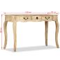 Preview: Konsolentisch Mangoholz Massiv 120x50x80 cm