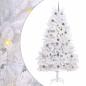 Preview: Künstlicher Weihnachtsbaum Weiß 120 x 120 x 240 cm