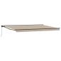 Preview: Markisenrahmen Beige 500 x 300 cm Polyester mit PU-Beschichtung