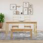 Preview: Essbank PANAMA 105x30x45 cm Massivholz Kiefer