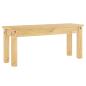 Preview: Essbank PANAMA 105x30x45 cm Massivholz Kiefer
