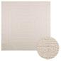 Preview: ARDEBO.de - Teppich ZIZUR Creme 200x200 cm Jute-Optik Indoor und Outdoor
