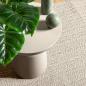 Preview: Teppich ZIZUR Creme 200x200 cm Jute-Optik Indoor und Outdoor