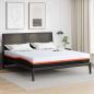 Preview: ARDEBO.de - Matratze Weiß und Grau 200 x 200 cm Jacquard-Stoff