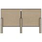 Preview: Boxspringbett Dunkelgrau Stoff 180x200 cm