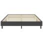 Preview: Boxspringbett Dunkelgrau Stoff 180x200 cm