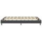 Preview: Boxspringbett Dunkelgrau Stoff 180x200 cm