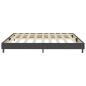 Preview: Boxspringbett Dunkelgrau Stoff 200x200 cm