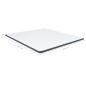 Preview: Boxspringbett Dunkelgrau Stoff 200x200 cm