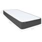 Preview: Boxspringbett Dunkelgrau Stoff 180x200 cm