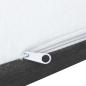 Preview: Boxspringbett Dunkelgrau Stoff 180x200 cm