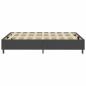 Preview: Boxspringbett Dunkelgrau Stoff 180x200 cm