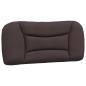 Preview: Bett mit Matratze "Hvar" Dunkelbraun 80x200 cm Stoff