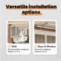 Preview: Einziehbare Markise Beige 350 x 200 cm Stoff