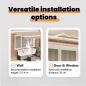 Preview: Einziehbare Markise Beige 350 x 200 cm Stoff