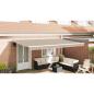 Preview: Einziehbare Markise Beige 500 x 350 cm Polyester und Aluminium