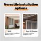 Preview: Einziehbare Markise Beige 500 x 350 cm Stoff und Stahl