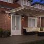 Preview: Einziehbare Markise Beige 500 x 350 cm Stoff und Stahl