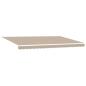 Preview: Elektrische ausziehbare Markise Beige 500 x 350 cm