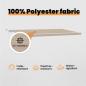Preview: Einziehbare Markise Beige 600 x 300 cm Polyester und Metall