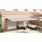 Preview: Einziehbare Markise Beige 600 x 300 cm Polyester und Metall