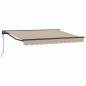 Preview: Elektrische ausziehbare Markise Beige 3,5 x 2 m