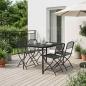 Preview: ARDEBO.de - Gartenmöbel Set 5 stk. Anthrazit Eisen und Stahl