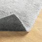 Preview: Teppich HUARTE Kurzflor Weich und Waschbar Grau 160x160 cm