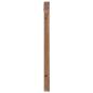 Preview: Bettkopfteil Natur Massivholz Teak