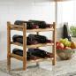 Preview: ARDEBO.de - Weinregal Bambus Natur