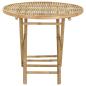 Preview: Gartentisch Natur 80 x 70 cm Bambus