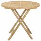 Preview: Gartentisch Natur 80 x 70 cm Bambus