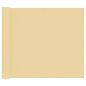 Preview: Balkonsichtschutz Sand 100 x 400 cm Oxford-Stoff