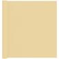 Preview: Balkonsichtschutz Sand 110 x 500 cm Oxford-Stoff