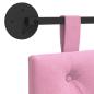 Preview: Hängendes Kopfteil Rosa Stoff