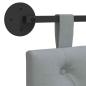 Preview: Hängendes Kopfteil Hellgrau Stoff
