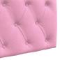 Preview: Hängendes Kopfteil Rosa Stoff