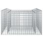 Preview: Gabionen-Hochbeet 100 x 100 x 60 cm Verzinkter Stahl Silber